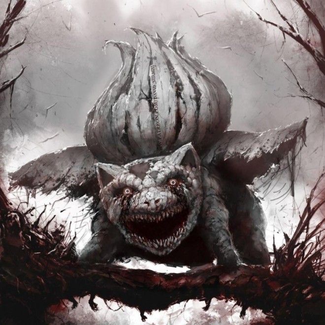 Художник превращает покемонов в ужасных монстров и они реально жуткие